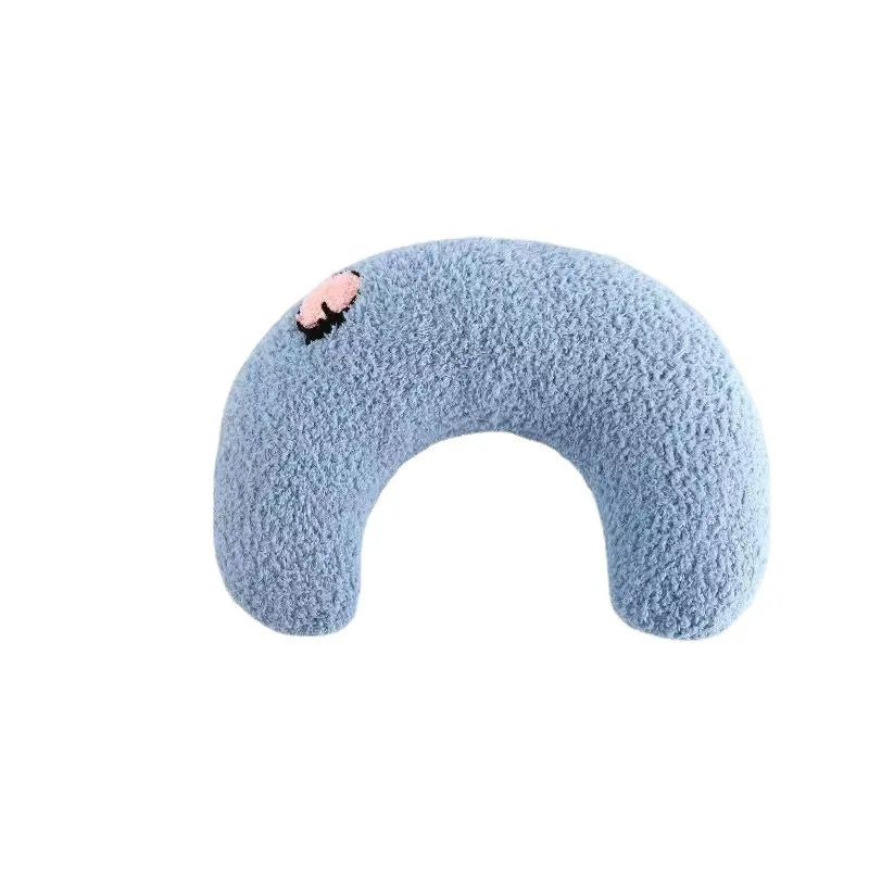 Fair Little Pillow for Cats Ultra Soft Fluffy Pet Calming Toy Half Donut Cuddler Joint Relief Sleeping Improve Machine Washable