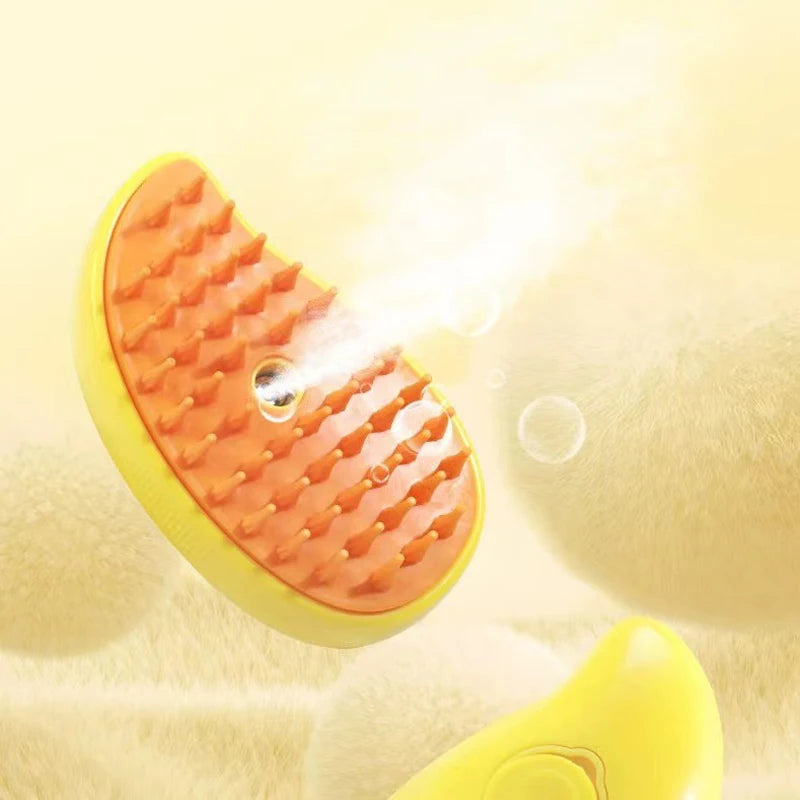 Pet spray mango massage comb cat and dog one-click spray anti-skies comb bath brush remove floating hair pet comb